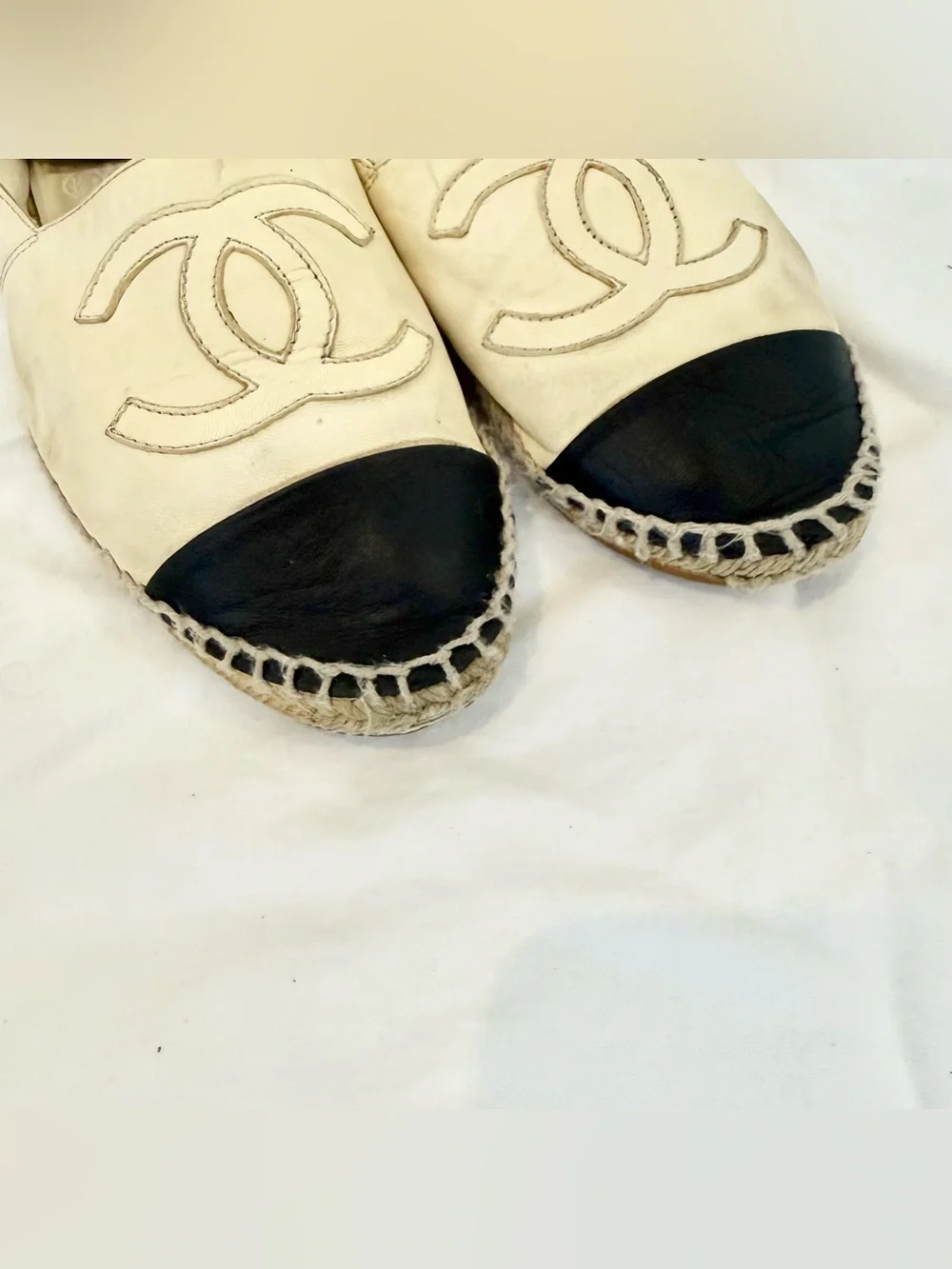 CHANEL authentic espadrille